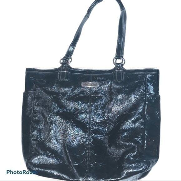 Coach Handbags - ▶️ Coach ◀️ F19818 North South Signature purse